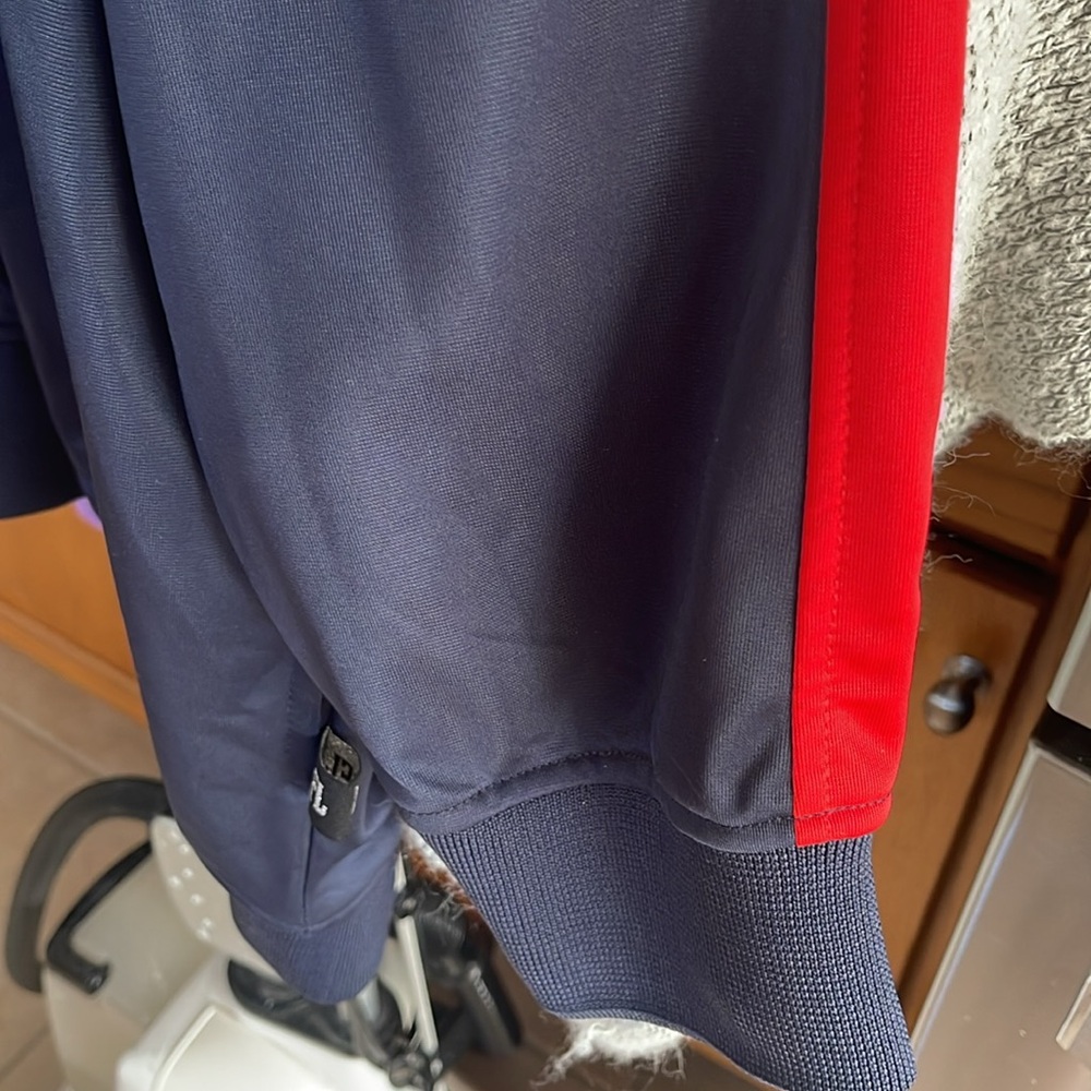 NFL Team Apparel Women Patriots Jacket Size 3X Zipper Up Blue Red - Picture 7 of 8